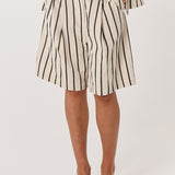 Luna Bermuda Short - Cream/Black