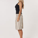 Luna Bermuda Short - Cream/Black