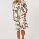 Luna Bermuda Short - Cream/Black