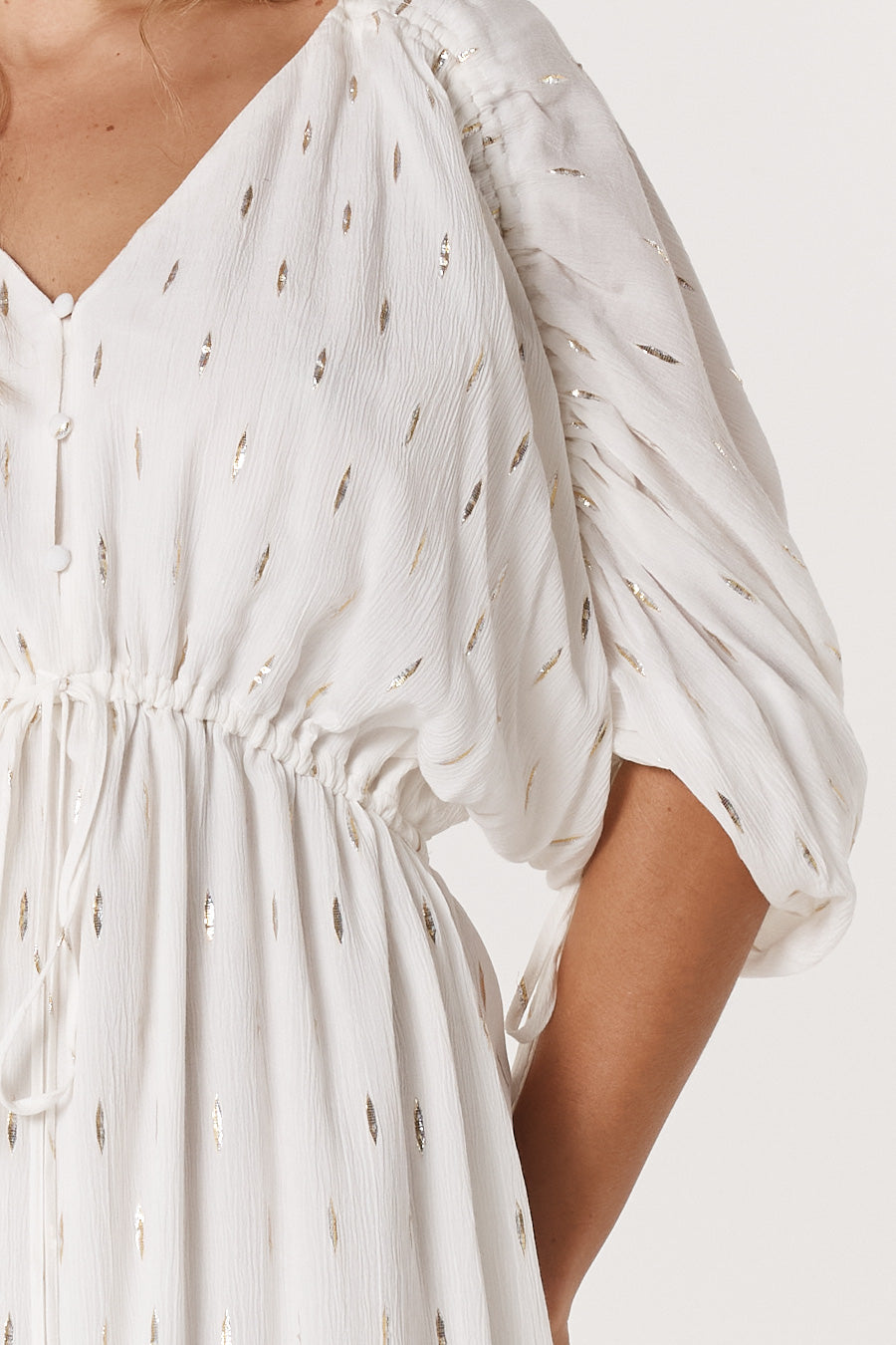 Delia Batwing Dress - White | Fate & Becker Delia Batwing Dress - White | Fate & Becker