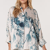 Solstice Palms Shirt - Palm Print
