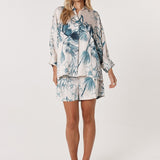 Solstice Palms Shirt - Palm Print