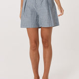Marina Short - Navy Stripe
