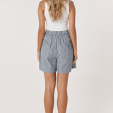 Marina Short - Navy Stripe
