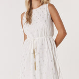 Delia Shift Dress - White