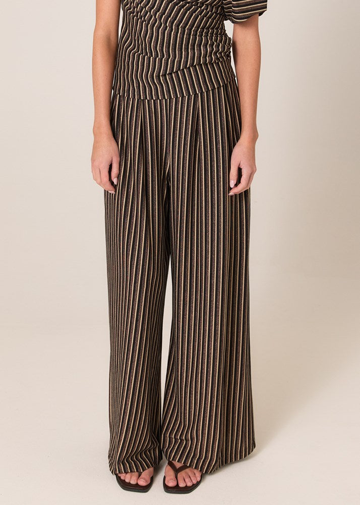 Everlyn Metallic Jersey Pant - Multicolour