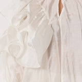 Celeste Ruffled Blouse - Ivory