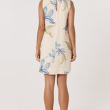 Anthea Shift Dress - White Floral