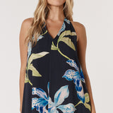 Anthea Maxi Dress - Black Floral