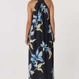 Anthea Maxi Dress - Black Floral