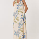Anthea Maxi Dress - White Floral