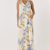 Anthea Maxi Dress - White Floral