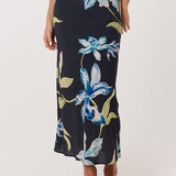 Anthea Skirt - Black Floral