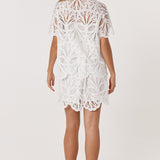 Elara Broderie Blouse - Ivory