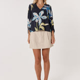 Anthea Blouse - Black Floral