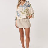 Anthea Blouse - White Floral
