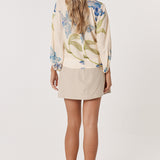Anthea Blouse - White Floral