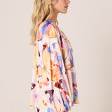 Mariposa Print Blouse - Butterfly Print