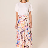 Mariposa Print Maxi Skirt - Butterfly Print
