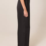 Dahlia Satin Pant - Black