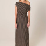 Everlyn Metallic Jersey Dress - Multicolour