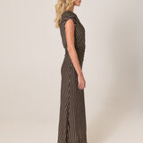 Everlyn Metallic Jersey Dress - Multicolour