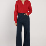 Avia Wide Leg Jean - Indigo