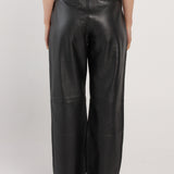 Elandra Leather Pant - Black