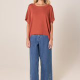 Esther Knit Top - Cinnamon