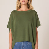 Esther Knit Top - Olive