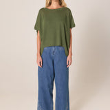 Esther Knit Top - Olive