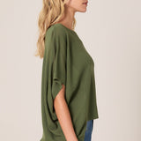 Esther Knit Top - Olive