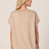 Rae V-Neck Vest - Brown Marle