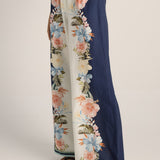 Solara Placement Print Pant - Navy Print