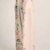 Solara Placement Print Pant - Pink Print