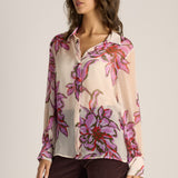 Nyomi Blouse - Light Flower Print