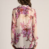Nyomi Blouse - Light Flower Print