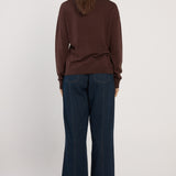 Solenne Polo Knit - Chocolate