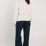 Solenne Polo Knit - Cream