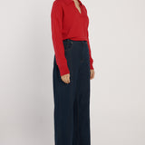 Solenne Polo Knit - Red