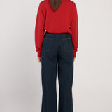 Solenne Polo Knit - Red