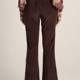 Knox Velvet Jeans - Chocolate