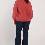 Remy V-Neck Jumper - Red