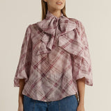 Eve Pussybow Blouse - Orchid