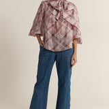 Eve Pussybow Blouse - Orchid