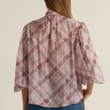 Eve Pussybow Blouse - Orchid