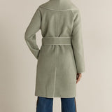 Fern Wool Blend Coat - Mint