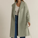 Fern Wool Blend Coat - Mint
