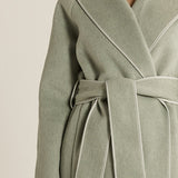 Fern Wool Blend Coat - Mint