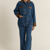Niamh Denim Jacket - Mid Blue
